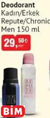 REPUTE/CHRONİC MEN DEODORANT KADIN/ERKEK REPUTE/CHRONİC MEN DEODORANT KADIN/ERKEK